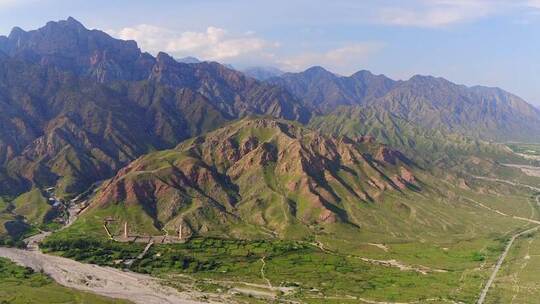 贺兰山 岩羊岩画视频素材模板下载