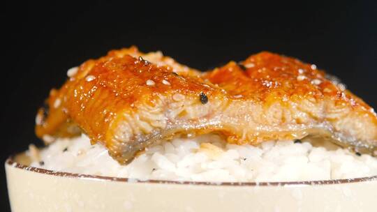 日式烤鳗鱼视频素材模板下载
