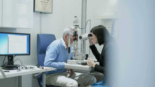 眼科测试，诊所，测试，客户