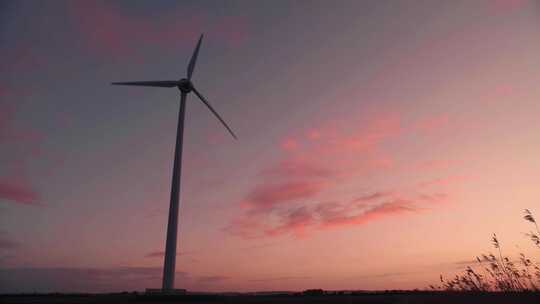 新能源风车风能电能能源唯美节能减碳碳中和 (2)
