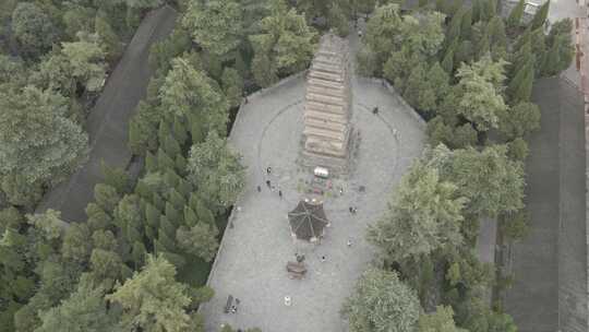 河南洛阳白马寺航拍