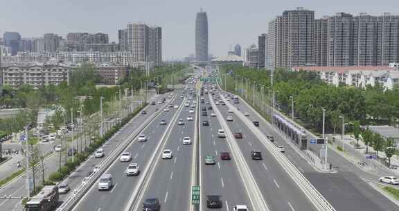 郑州道路车流