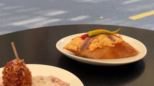 西班牙特色小吃tapas视频素材模板下载