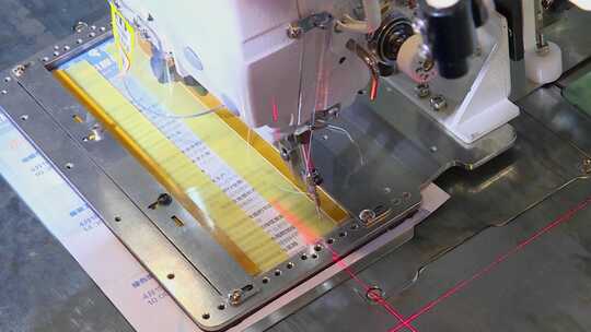 科技机械缝纫制衣布料