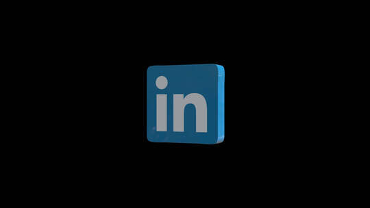 带有Alpha通道的Linkedin 3