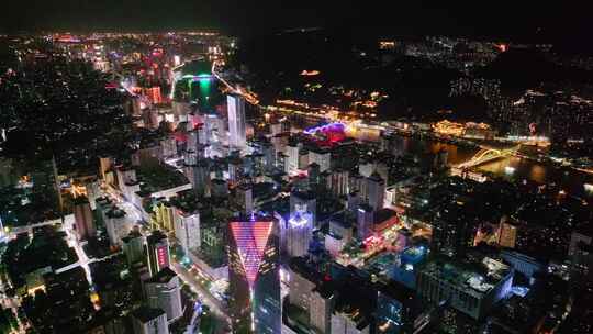 甘肃兰州城市夜景