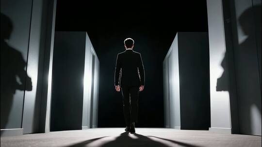 成功商务人士梦想拼搏奋斗