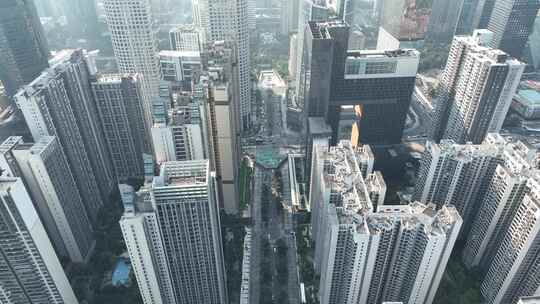 广州天河区金融商务建筑群视频素材模板下载