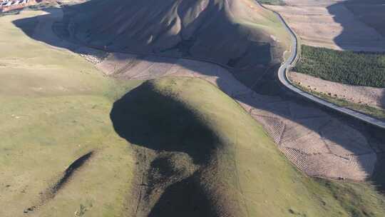 青海海北祁连县卓尔山风景区丹霞地貌