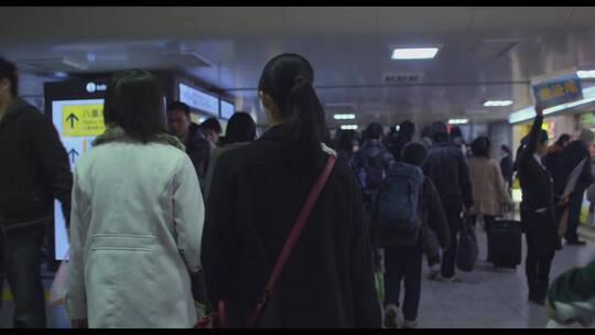 日本高铁站视频素材模板下载