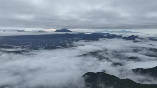 干净空镜广告唯美航拍大景城市山川