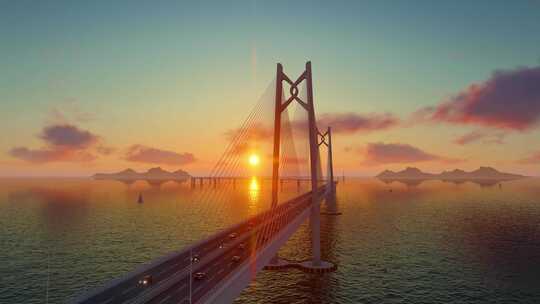 4K跨海大桥 珠港澳大桥
