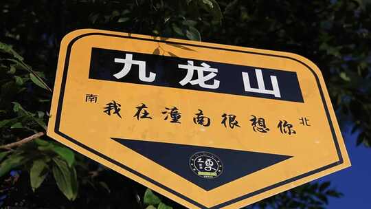 潼南城市日出云海翻腾江河城市和谐景象