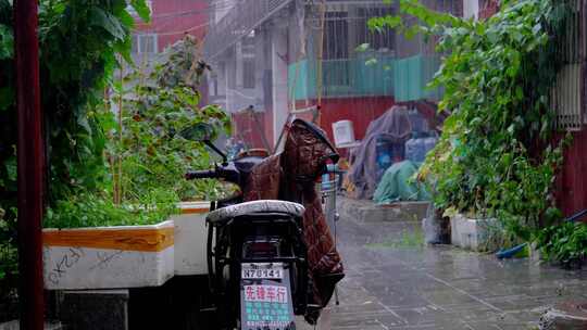 北京雨天暴雨大雨下雨雨水