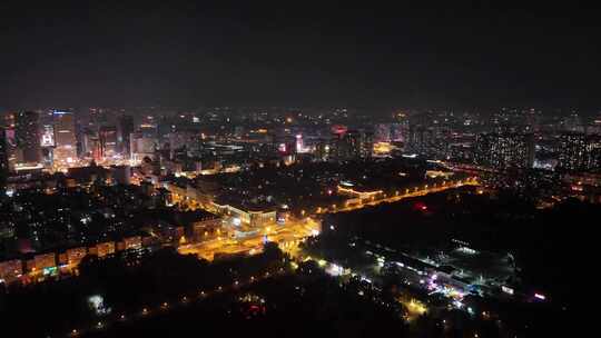 鞍山航拍 鞍山夜景航拍