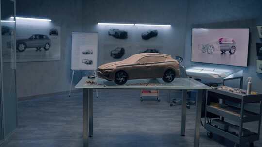 汽车设计，3d模型，原型车，工作室