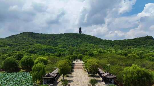 香山 聆风塔 香山航拍