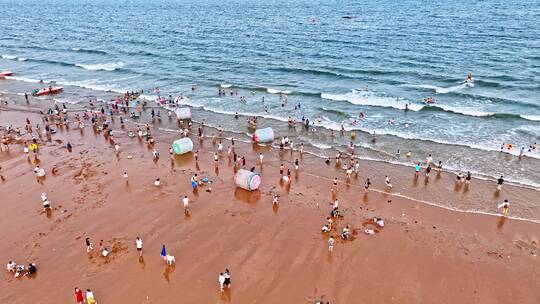 青岛海水浴场青岛金沙滩