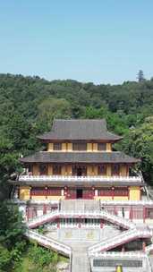 竖版视频湖北鄂州市西山风景区古灵泉寺