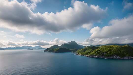 山海相依自然风景