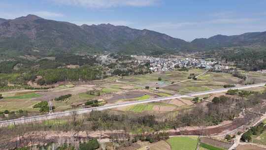 桂林兴安县白石乡田园山景