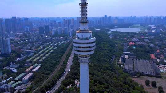 航拍武汉城市风光