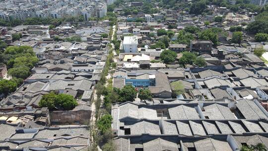 福建福州上下杭历史文化街区航拍