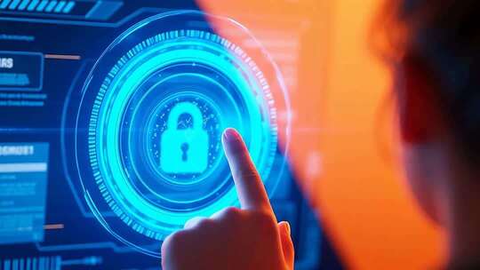 手指点击虚拟屏幕安全锁