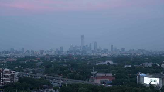 北京城市风景延时摄影