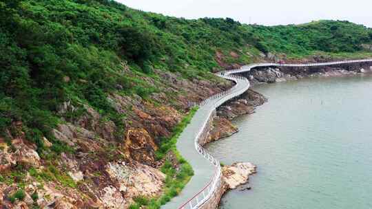 浙江临海头门港白沙湾海滨公园