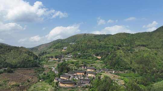 福建土楼(南靖)景区云水谣景区航拍