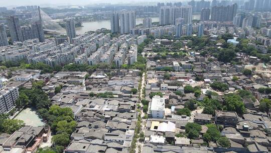 福建福州上下杭历史文化街区航拍