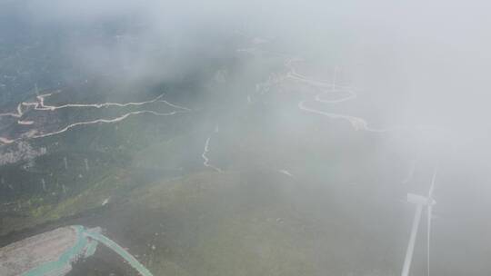 航拍风电 风景