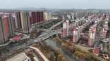 烟台航拍 夜景城市航拍高清在线视频素材下载