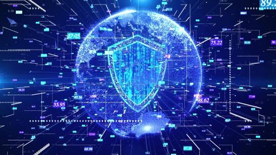 大数据网络安全数据保护视频素材模板下载