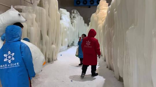 宁波北仑区梅山湾冰雪大世界游乐园