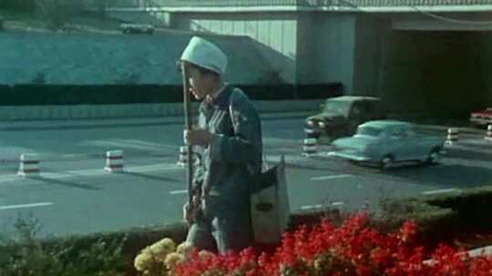 80年代初 城市环卫工人