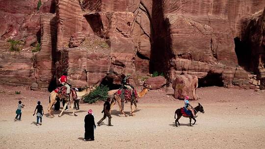 神秘的佩特拉古城