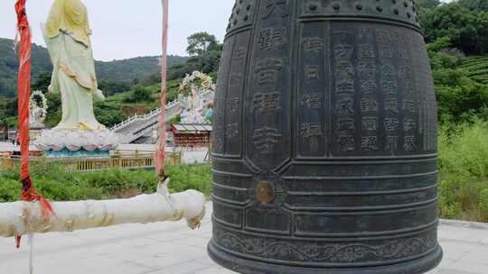 撞钟 古钟 钟 金钟 太平钟 寺庙撞钟视频素材模板下载