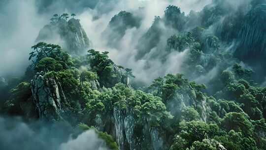 唯美黄山风景