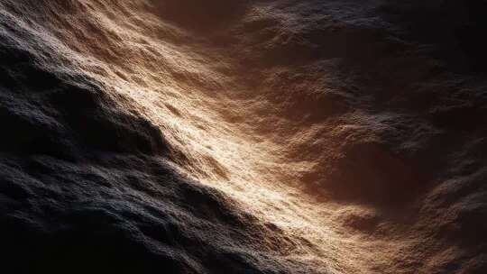 抽象海面波浪光影流动变幻