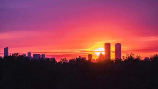 夕阳 晚霞 天空 治愈系 黄昏 唯美