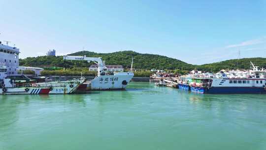 浙江省舟山市岱山的码头