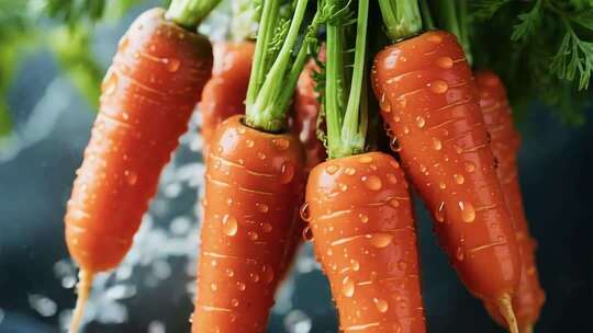 新鲜胡萝卜有机蔬菜