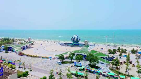 中国广西北海市美丽的海滨城市