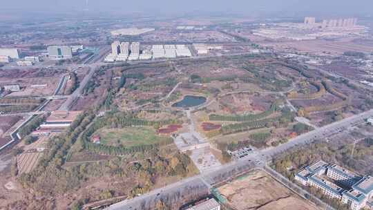 辽宁辽阳东京城遗址公园人文古建风景