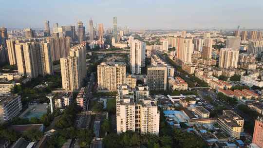广州海珠区城市建筑视频素材模板下载