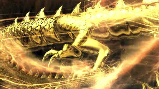 大气龙启动仪式开场片头AE模板