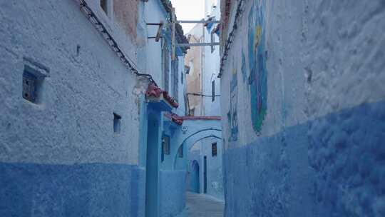 蓝色，独特，盟友，Chefchaouen