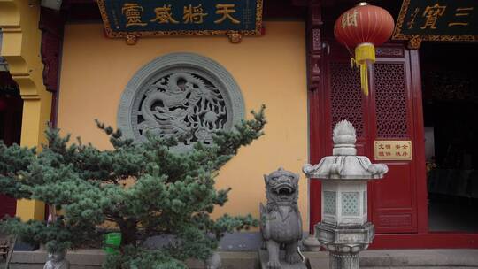 浙江绍兴乐古寺禅院建筑风景